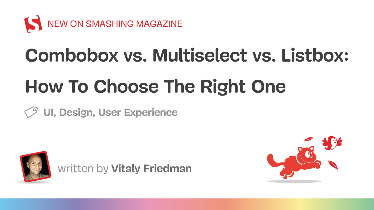 Combobox vs Multiselect vs Listbox