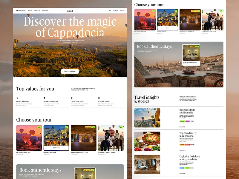 Travel Experience Marketplace Website