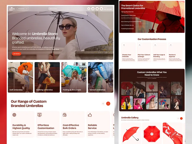 eCommerce Landing Page Design