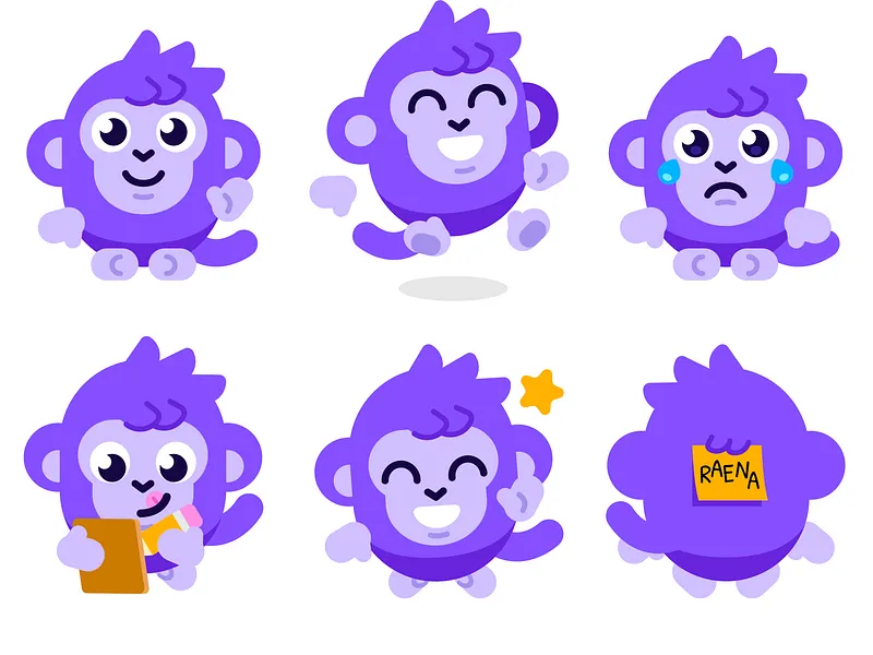 Raena.ai Monkey Mascot