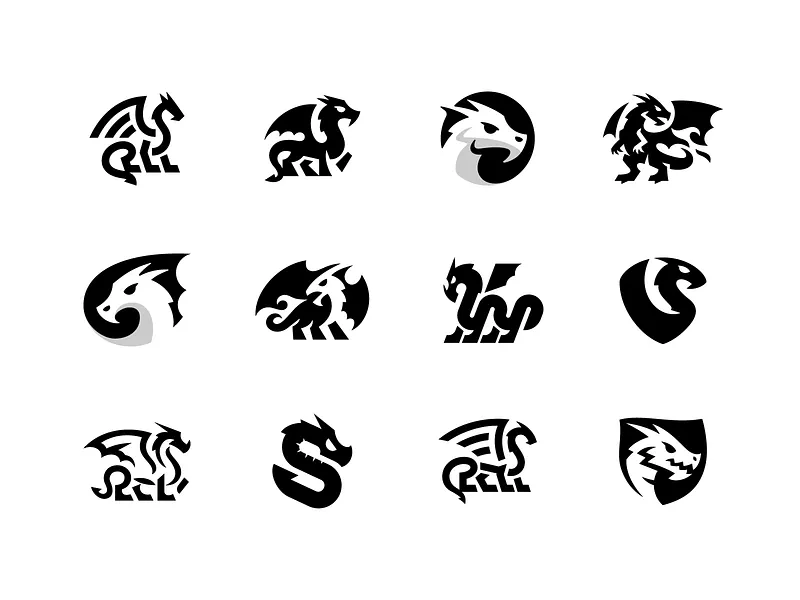 Dragon logos