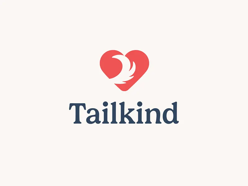 Heart + Dog Tail Logo