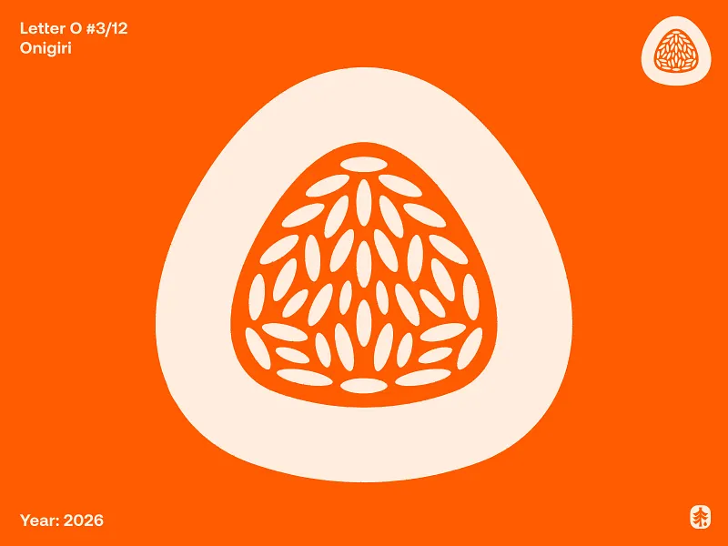 Onigiri Letter O