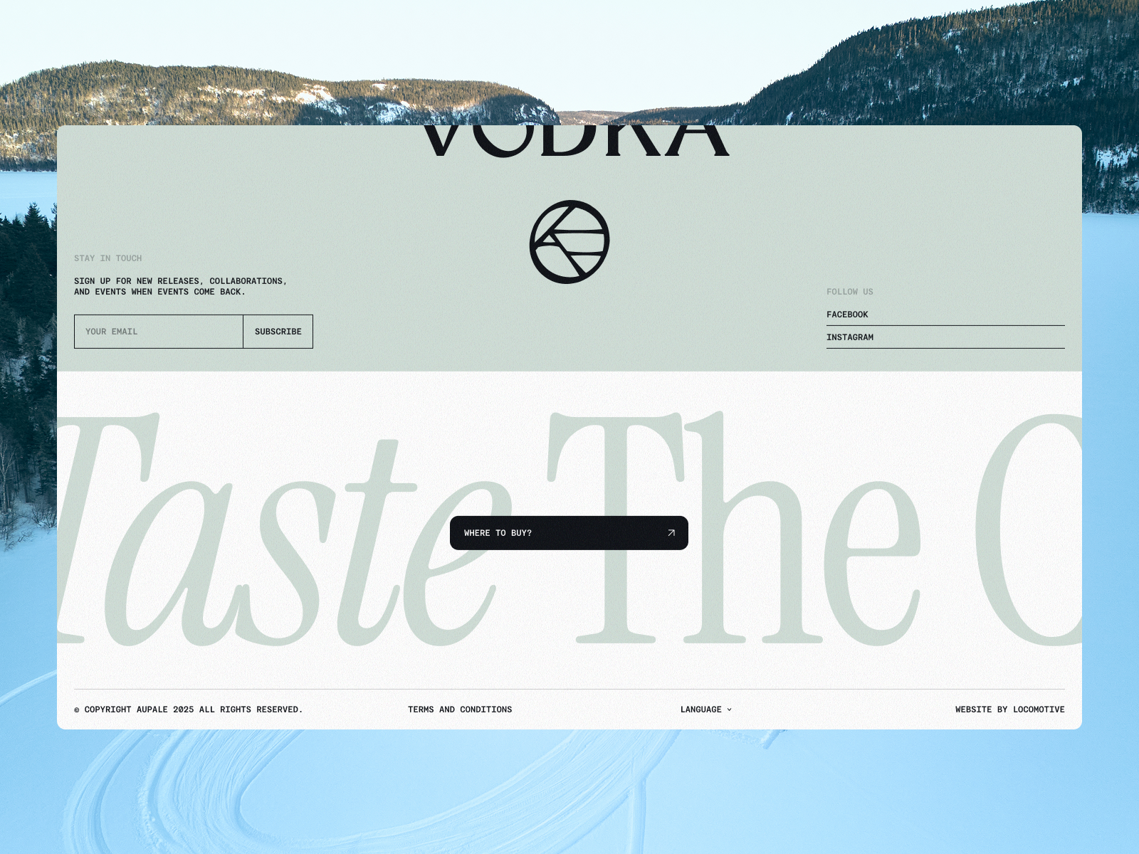 Aupale Vodka ディテール 2