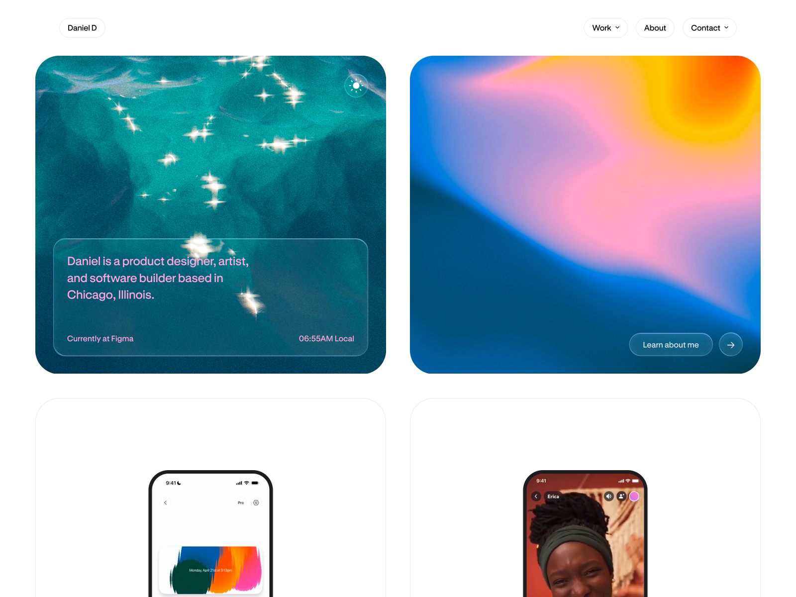 Portfolio of Daniel Destefanis - Awwwards Honorable Mention